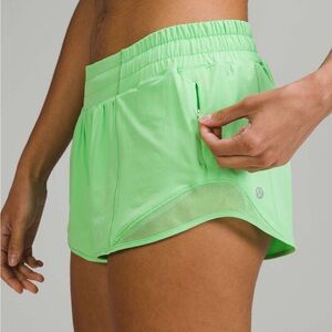 Lululemon Athletica Lime Green Athletic Shorts